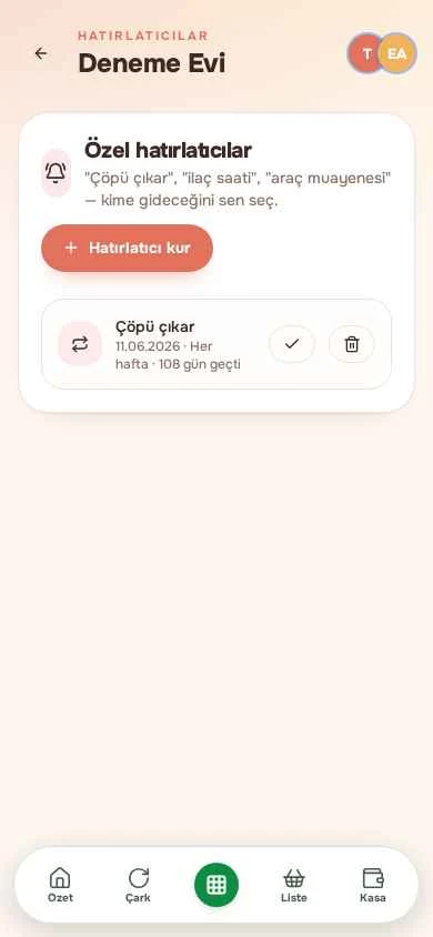 HATIRLATICILAR — “Çöpü çıkar”dan “sigortayı yenile”ye, unutulacak şey kalmaz.