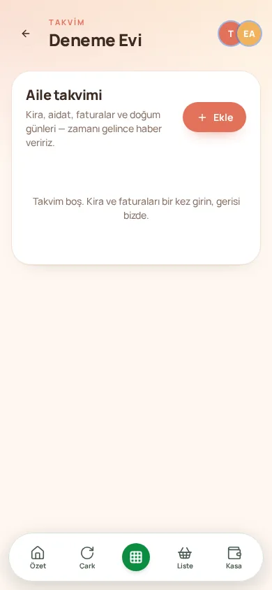 Aile Takvimi